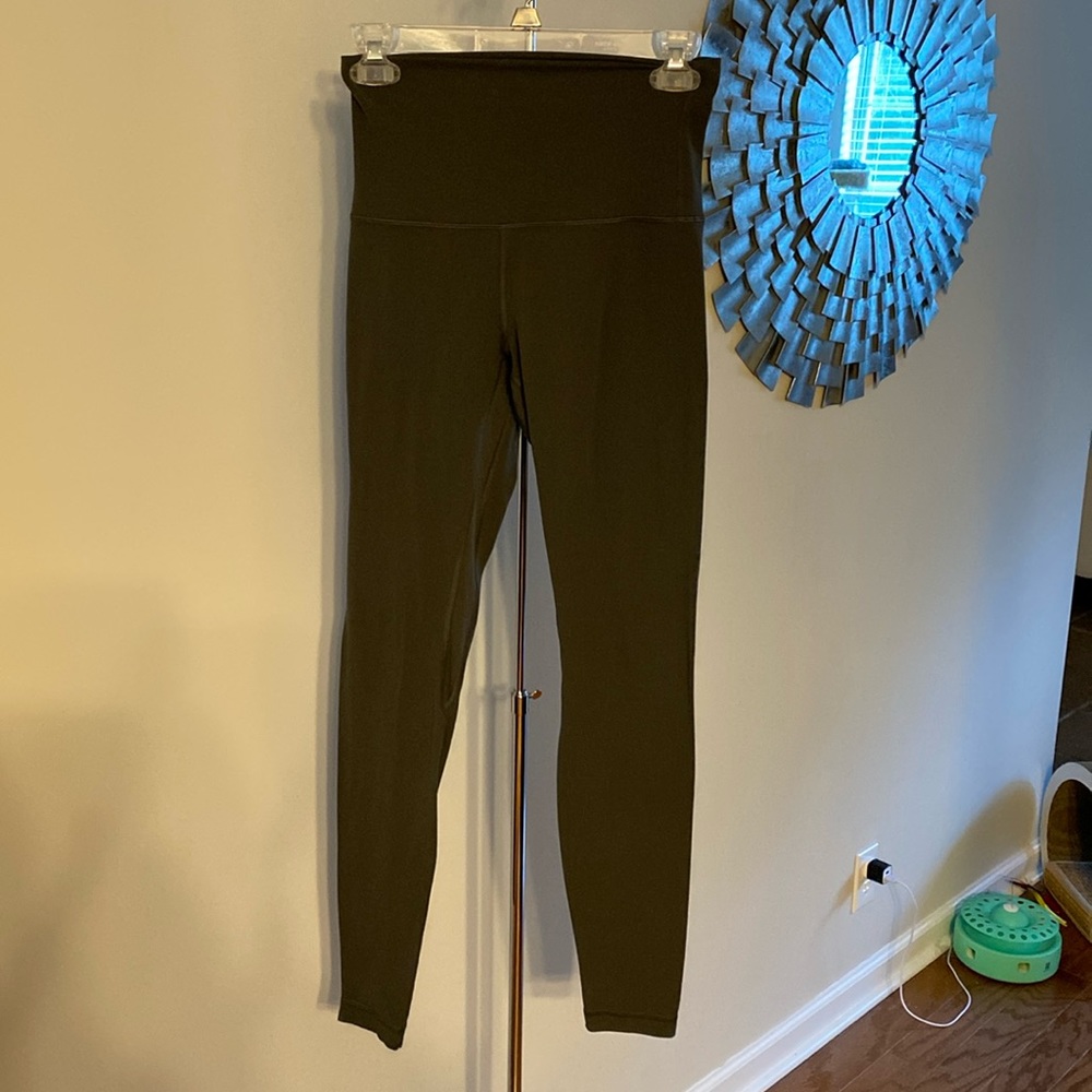 lululemon athletica Dark Green Leggings